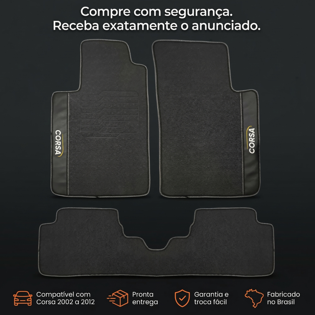 Tapete para Corsa 2002 A 2012