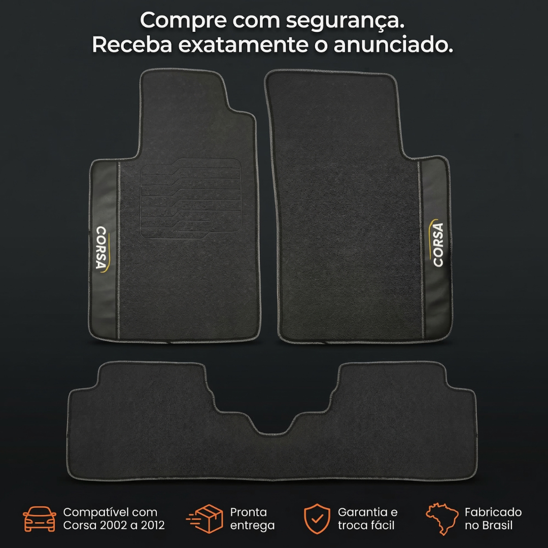 Tapete para Corsa 2002 A 2012
