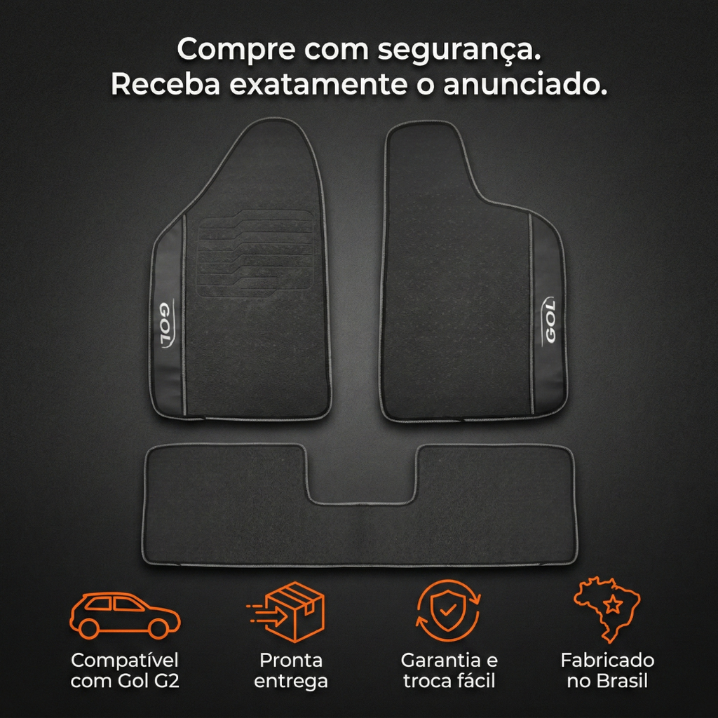 Tapete para Gol G2 G3 G4