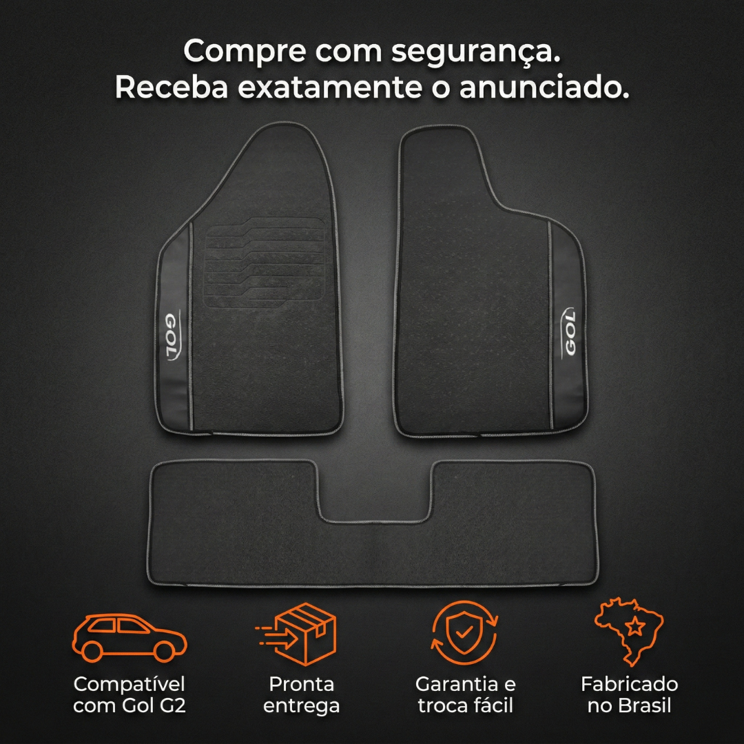 Tapete para Gol G2 G3 G4